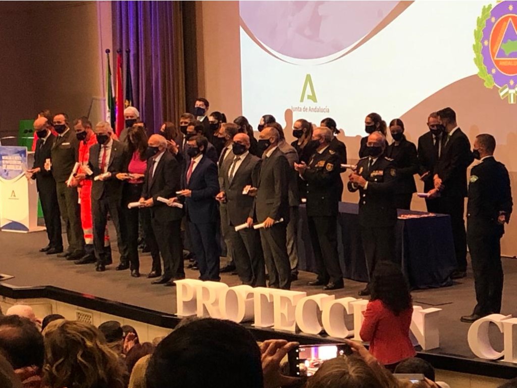 AIQBE recibe la Medalla al Mérito de Protección Civil de Andalucía